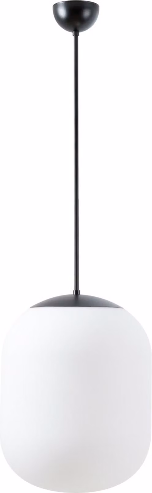 OSMONT TAN66900 TANIA P1 apparecchio a sospensione in vetro nero/bianco IP40 4000 K 27W LED
