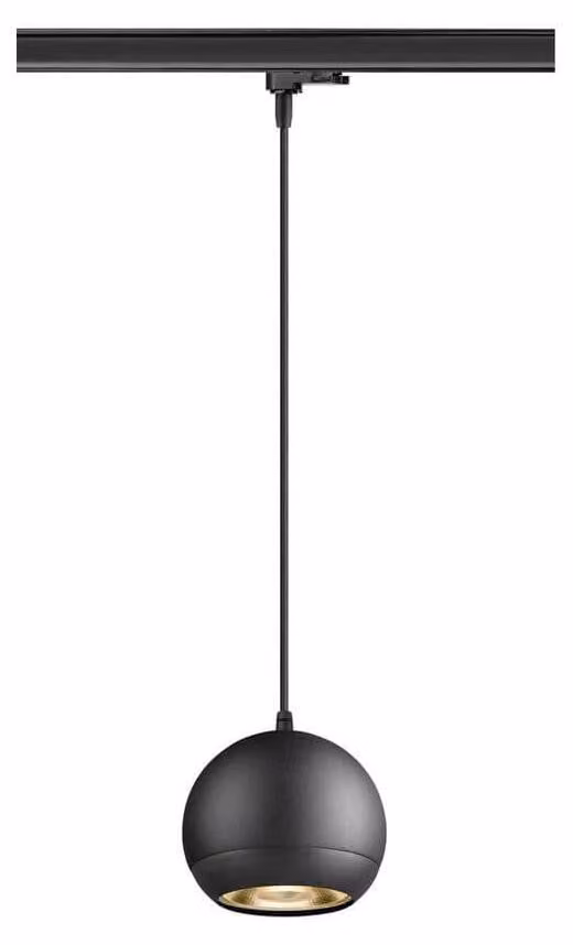 SLV LIGHT EYE 150, 3 luci a sospensione, GU10, lunghezza sospensione 150 cm, 1x max. 13W, nero opaco 1008176