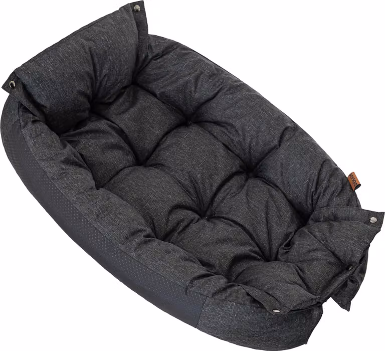 Letto per cani 2in1 "Twice" -120x80cm- Divano e materasso multifunzionale, pieghevole, impermeabile, antiscivolo, per cani e gatti | PillowPrim