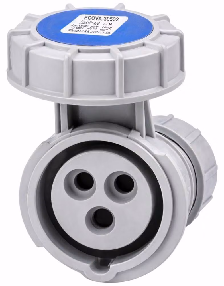 Ecova 30532 Presa Industriale 16A 230V 2P+T IP67 IEC 60309