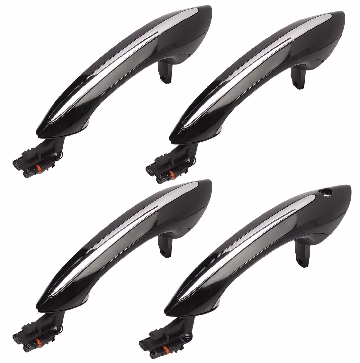 Solidchoice - 4 maniglie per porte compatibili con le serie BMW 5, 6 e 7