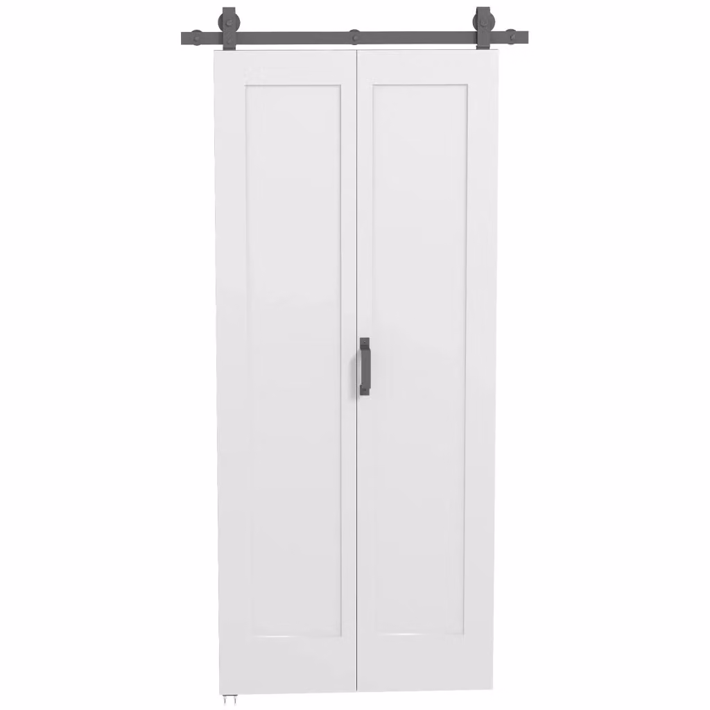 Porta Scorrevole a Libro Minimal di MINIMAL Bianco L: 90 cm, H: 210 cm – 2