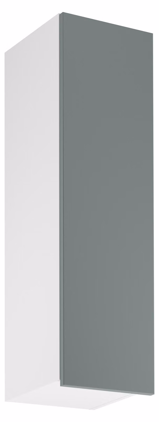 Pensile alto da cucina SALERNO - larghezza 30 cm, bianco/verde