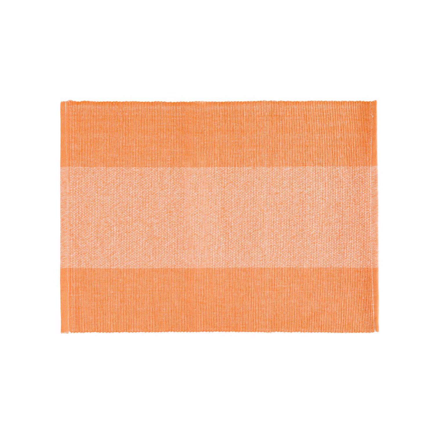 Tovaglietta segnaposto KASANOVA in cotone a righe arancione L 50 cm x P 35 cm – 2
