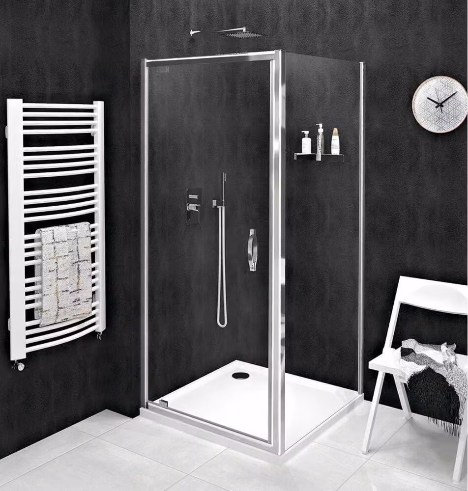 SIGMA SIMPLY Cabina doccia rettangolare con porta a battente 900x700mm variante L/R, vetro trasparente