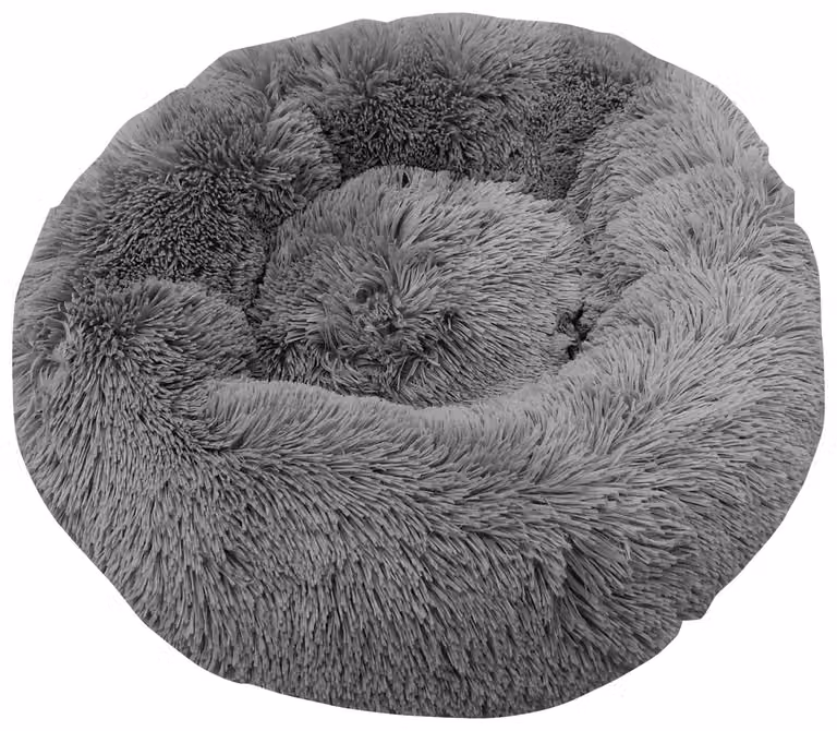 Nobby letto coccolone Donut Classic "ESLA" grigio scuro D x H: Ø 50 x 20 cm