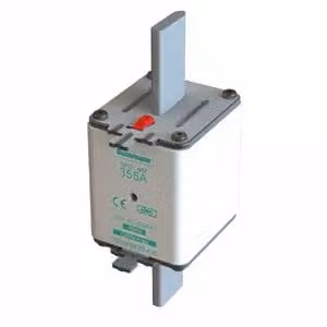 Inserto fusibile Eaton, bassa tensione, 355 A, CA 690 V, 120 kA, NH2, aM, IEC, doppio indicatore di stato, linguetta di presa sotto tensione 355NHM2B-690