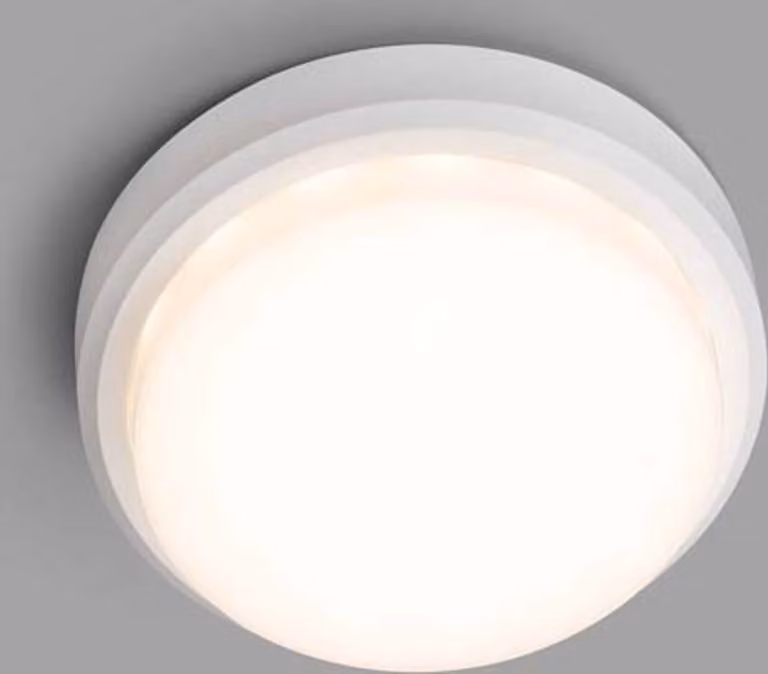 Lampada da parete e soffitto a LED TOM 3000K IP65 Bianco
