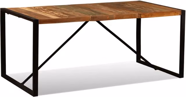 Tavolo da Pranzo | Tavolo da cucina in Legno Massello di Recupero 180 cm