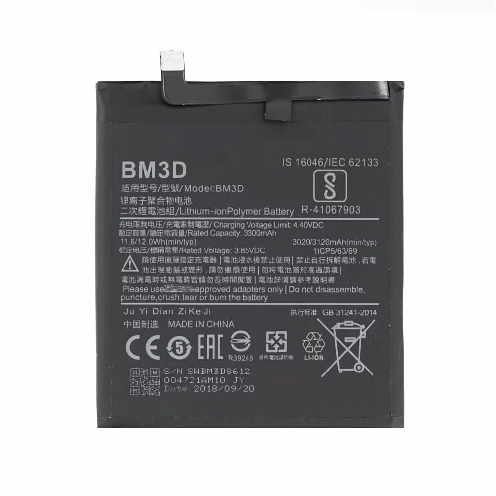 BM3D batteria per Xiaomi Mi 8 SE 3120 mAh come batteria originale batteria di ricambio