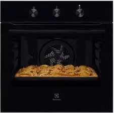 Forno da incasso elettrico Electrolux Serie 300 KOHHH04K multifunzione con cottura ventilata e funzione AquaClean, Classe A+, Nero, L: 58.9 cm, P: 59.4 cm, H: 56.9 cm, Capacità: 68 l