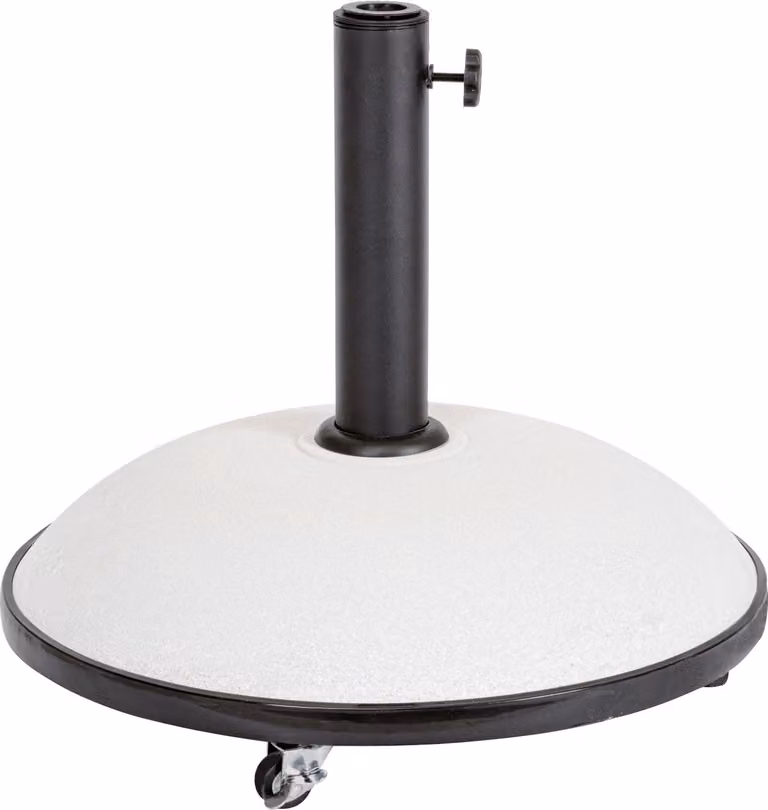Portaombrelli - Bianco - Nero - Calcestruzzo - Plastica - Tubolare d'acciaio - Rollabile
