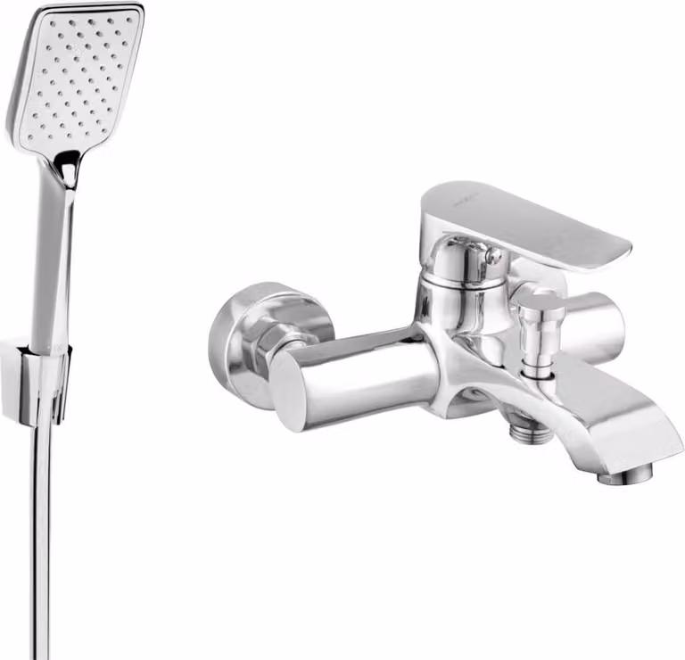 Mexen Pecos R62 batteria da bagno con set doccia, cromata - 7273R62-00