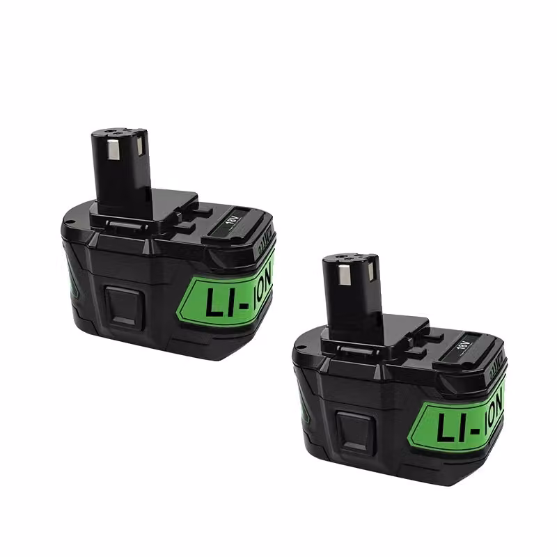 Batteria agli ioni di litio Ryobi 18V, opzioni 9,0Ah e 6,0Ah, certificata CE e RoHS, 2 pezzi 9,0 Ah