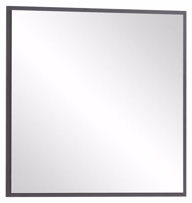 Element riflettente, nero opaco, dimensioni 67 x 3 x 67 cm, forma rettangolare