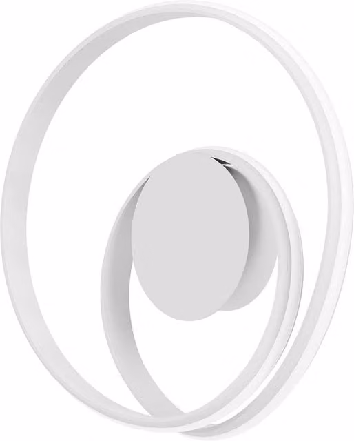 Plafoniera a parete Redo Group Torsion LED dimmabile in metallo e silicone, disponibile in bianco, nero o bronzo