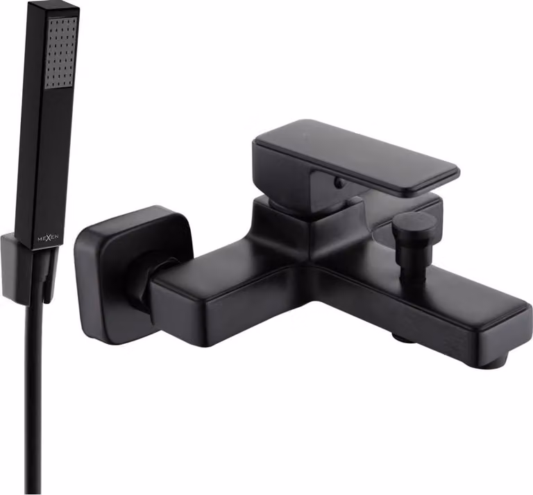 Mexen Cetus R77 rubinetteria da bagno con set doccia, nero - 74433R77-70