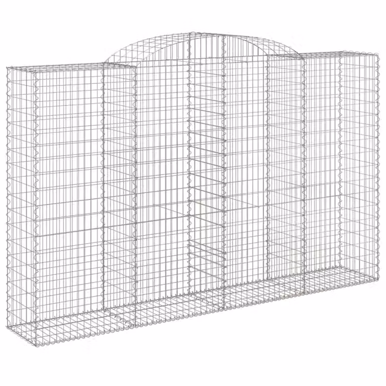 Cesto Gabbione ad Arco 300x50x180/200 cm Ferro Zincato