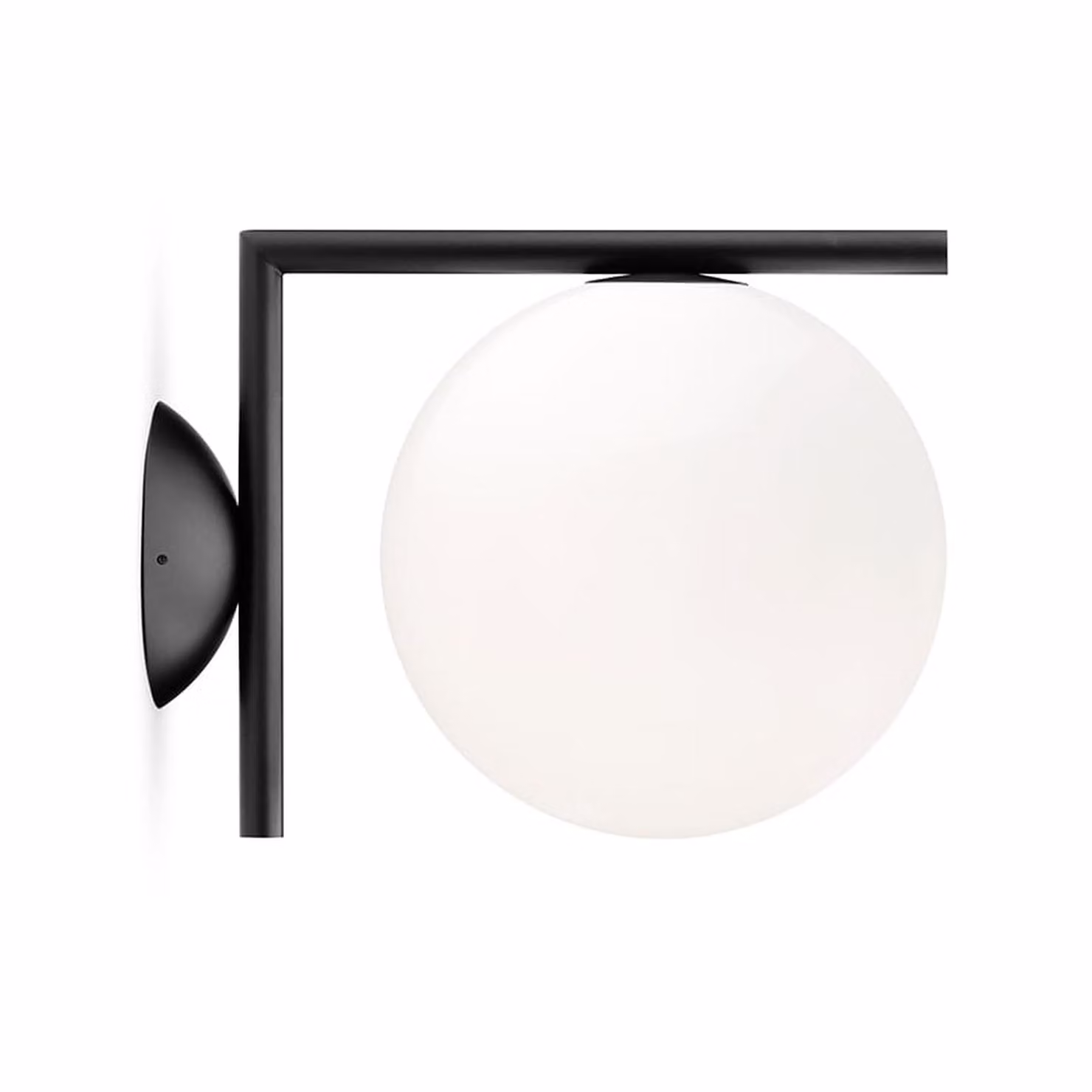 Flos - IC Lights C/W1 - Lampada da parete o soffitto - Nero