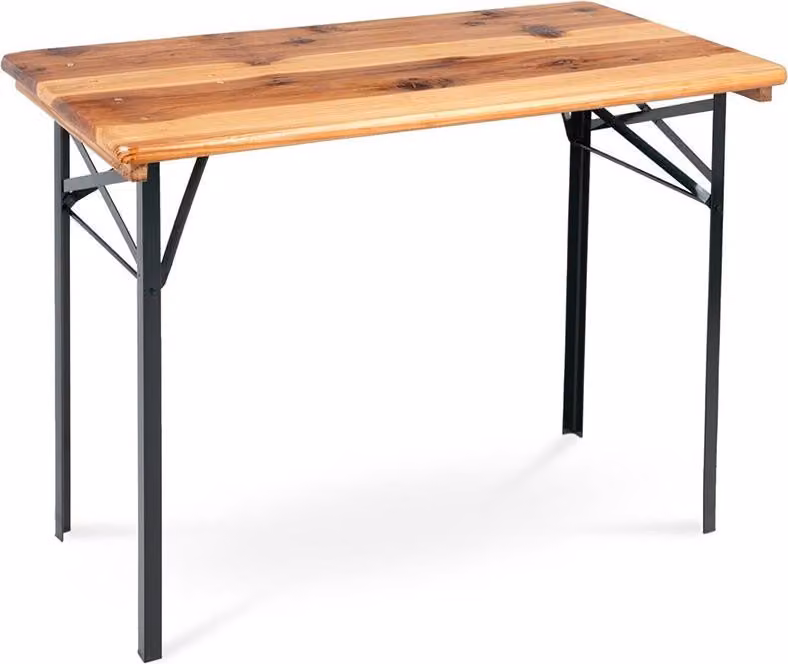 Tavolo da giardino BBT-117, 117 cm, naturale