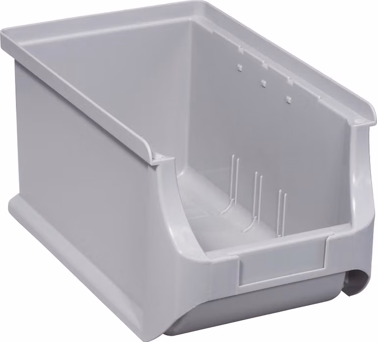 scatola portaoggetti aperta ProfiPlus Box 3 di allit, in PP, grigio