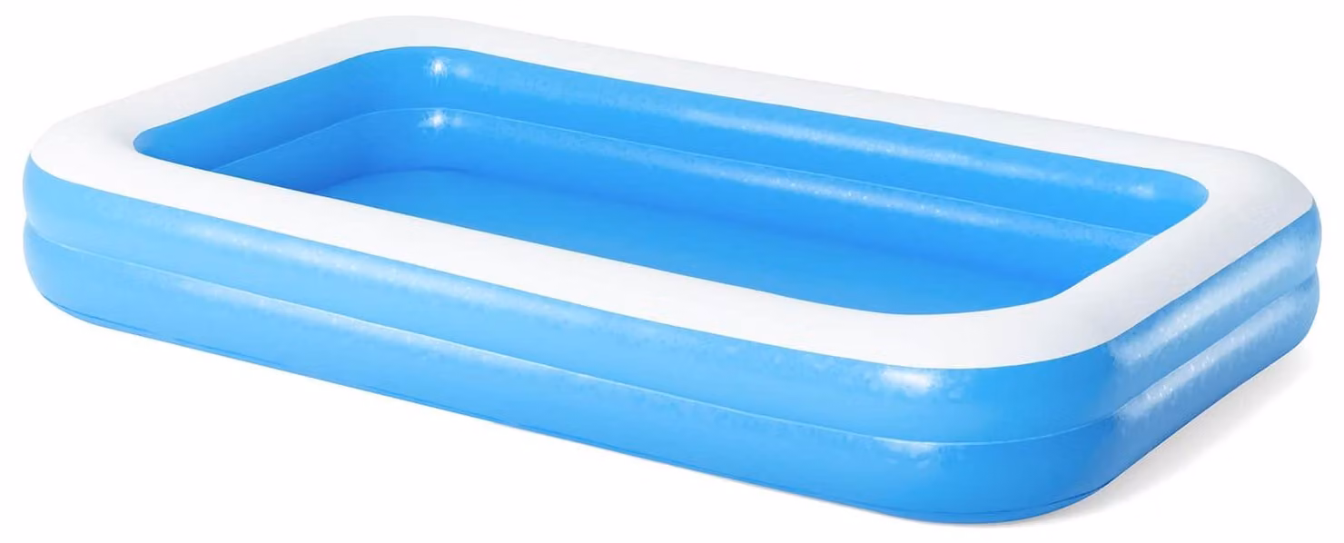 Piscina gonfiabile Bestway, dimensioni 305 x 183 x 46 cm, forma rettangolare