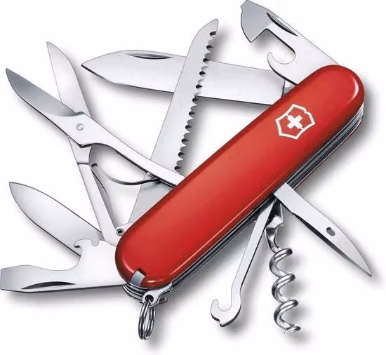 Coltellino Multitool Victorinox in Acciaio Inossidabile Rosso
