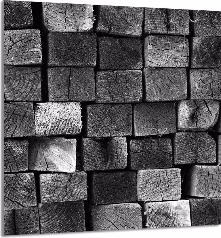 PIATTO IN VETRO PER CUCINA 60x65 legno