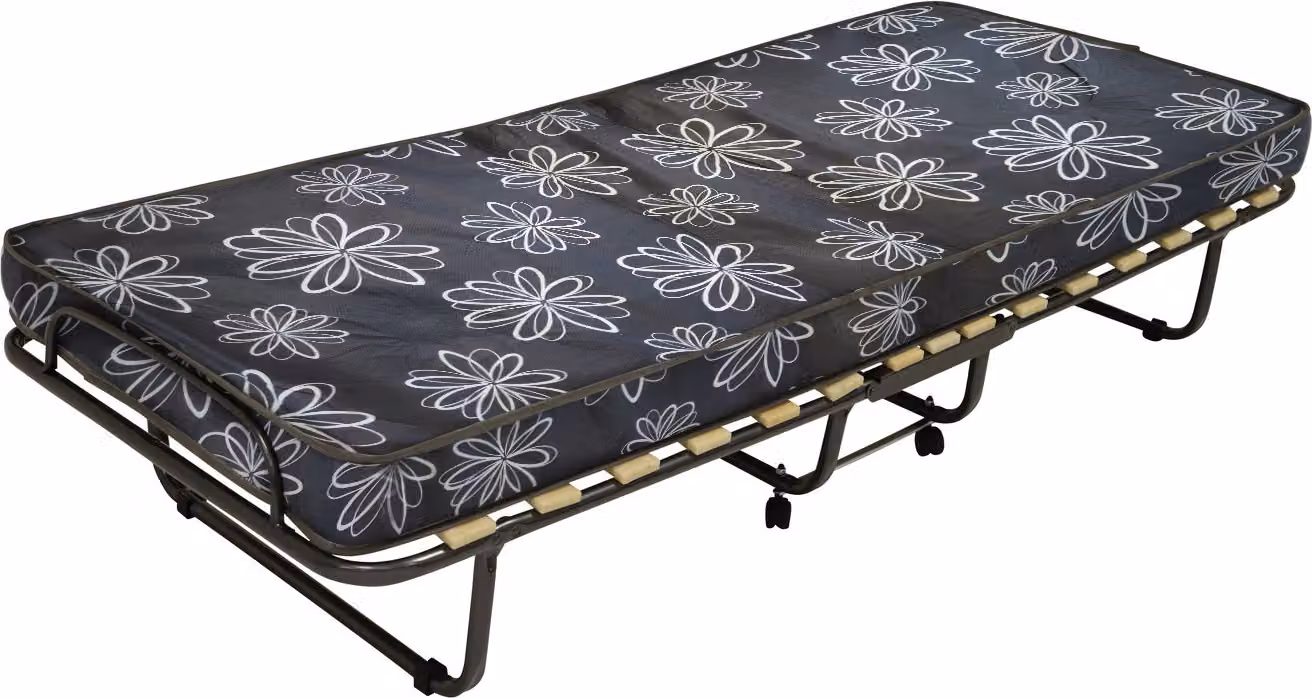 Letto pieghevole Veraflex Como 80x190 cm | Ideale come letto per ospiti, letto da viaggio e da campeggio