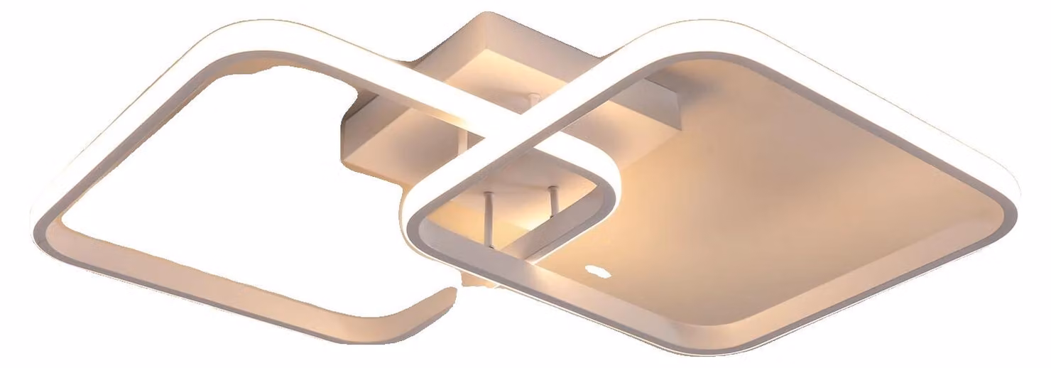 Lampada a soffitto, design moderno, efficiente dal punto di vista energetico, BIANCO