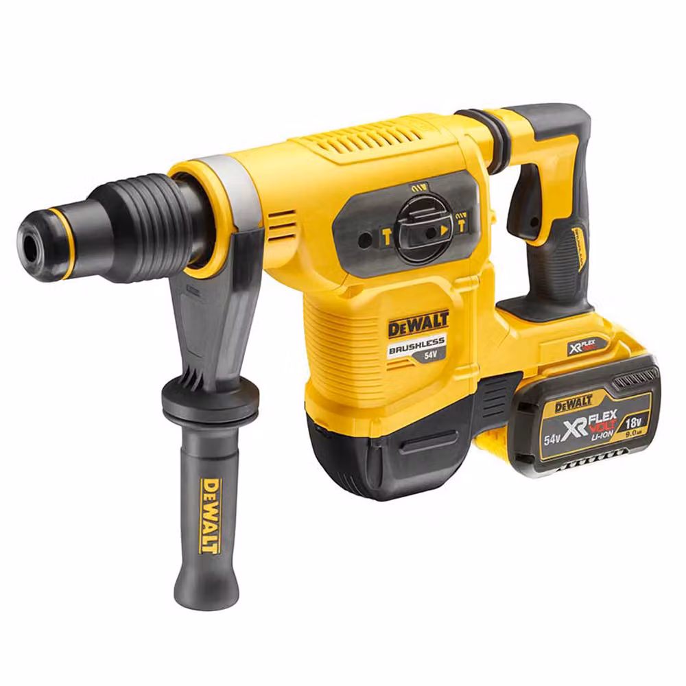 DeWALT DCH481X2 Trapano a percussione combinato a batteria Martello scalpello SDS-Max 54V 9Ah 6,1J