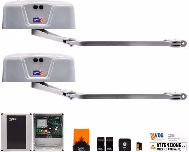 Kit di automazione per 2 ante VDS Tekno 230V colore grigio