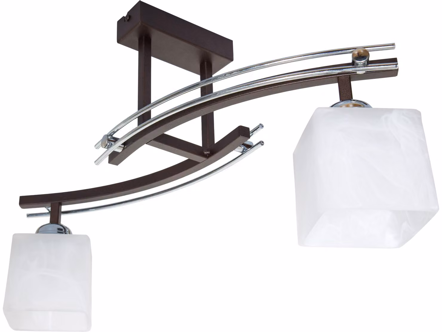 Lampada Da Soffitto Lampada A Sospensione Lampadario Plafonier Led 2X60W