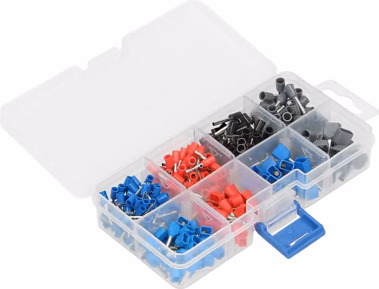 Set Di Terminali Per Cavi, Manicotti 350 Pz - On-Kk-8111
