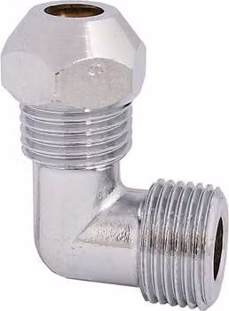 Js Winkel M. 1 Quetschverschraub. Dn12,1/2"X1/2"X12Mm,Verchromt