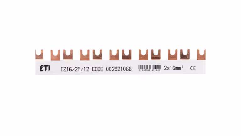 Sbarra a forcella 2P 100A 16mm2 (12 moduli) IZ16/2F/12 002921066