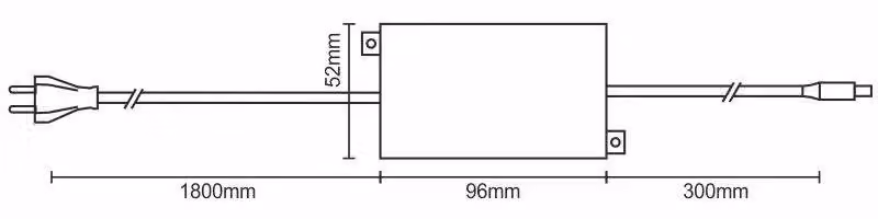 Alimentatore da 30W per luci da esterno da incasso, modello LFL - PSF104