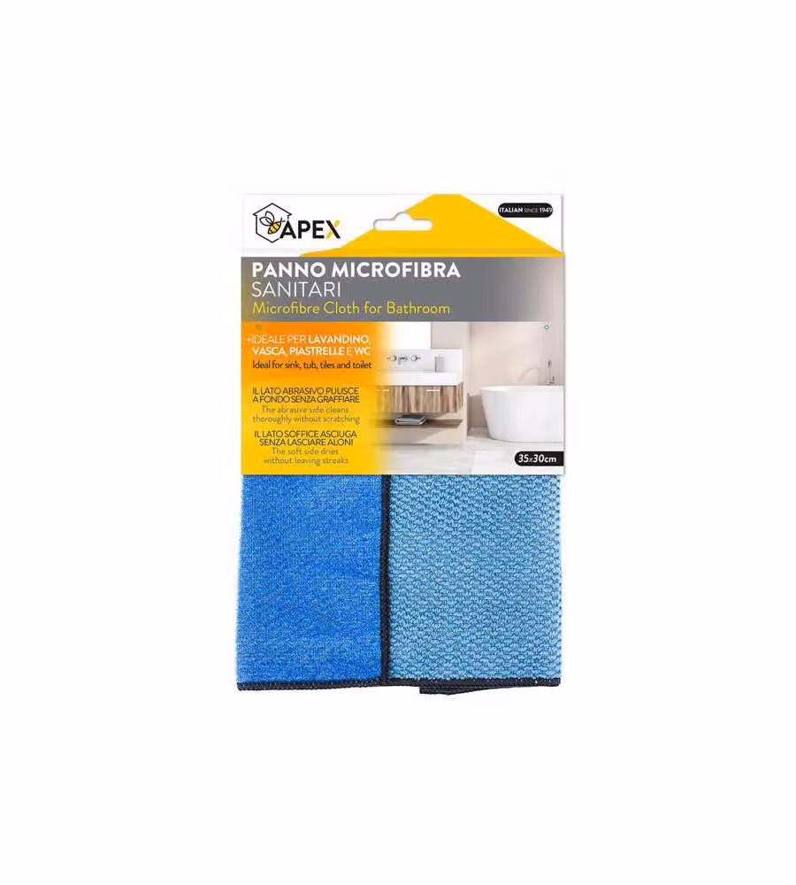 Panno Microfibra Sanitari Cm 35X30 15097 Apex
