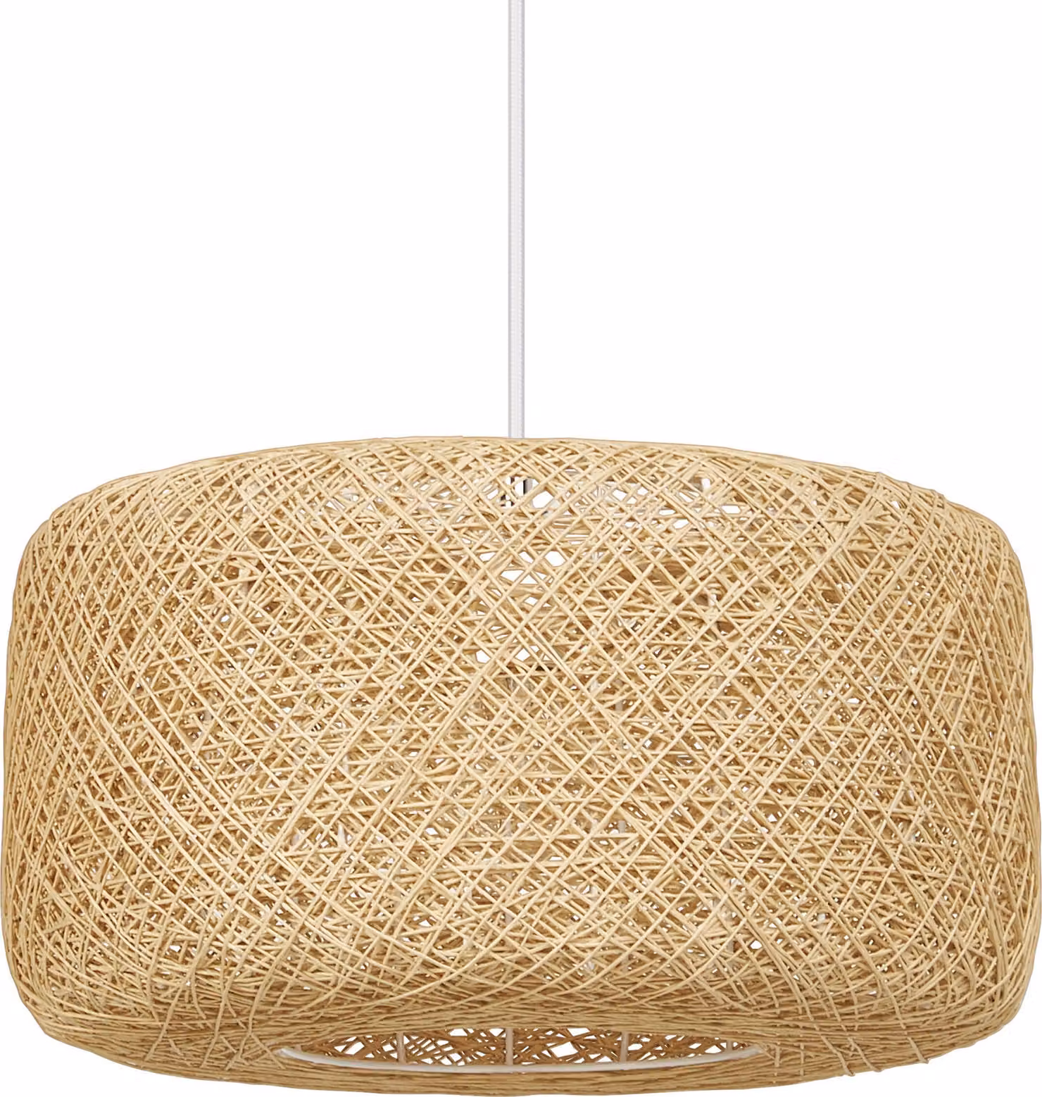 OSRAM Decor Paper Bale lampada a sospensione decorativa in carta e metallo, 400 mm, con attacco E27, IP20, beige