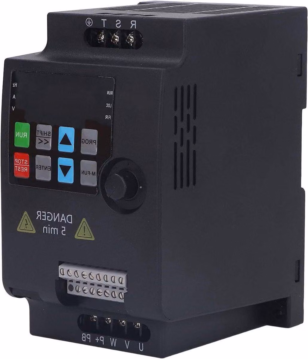 Inverter di frequenza trifase da 15 kW, ingresso AC 380V, uscita AC 0-380V, per manutenzione di centrali elettriche, da montare su guida