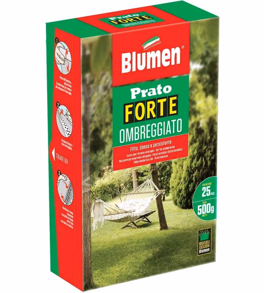 Blumen Prato Forte Ombreggiato 500 g - Semi per Tappeti Erbosi Verde