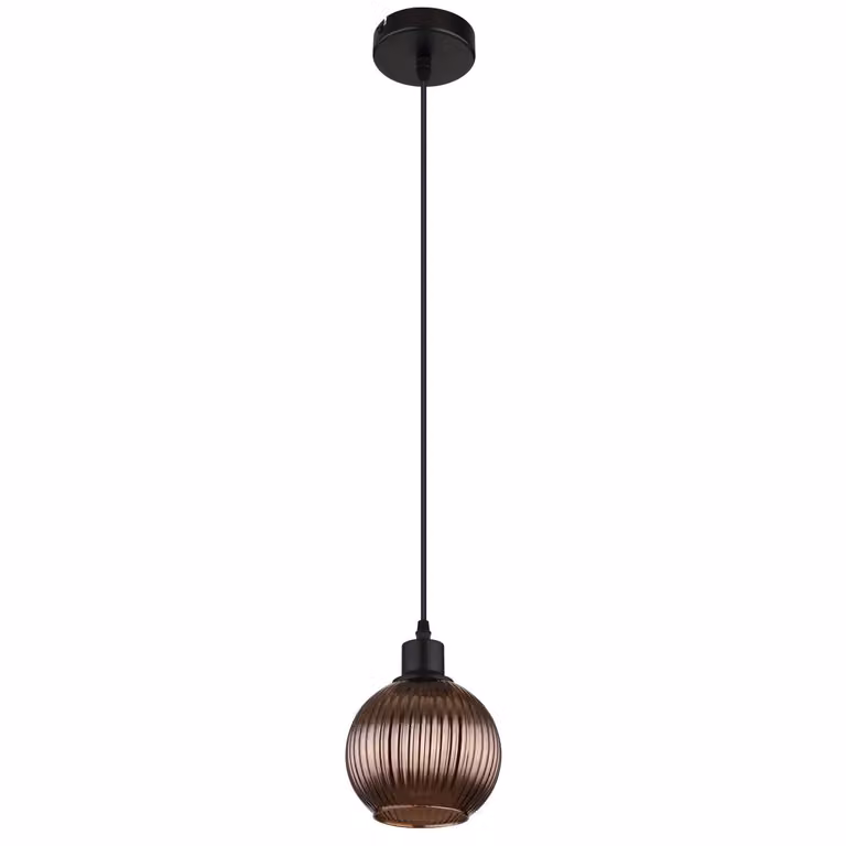 Globo Zumba E27 lampada a sospensione nero opaco, metallo Ø15cm 15638B