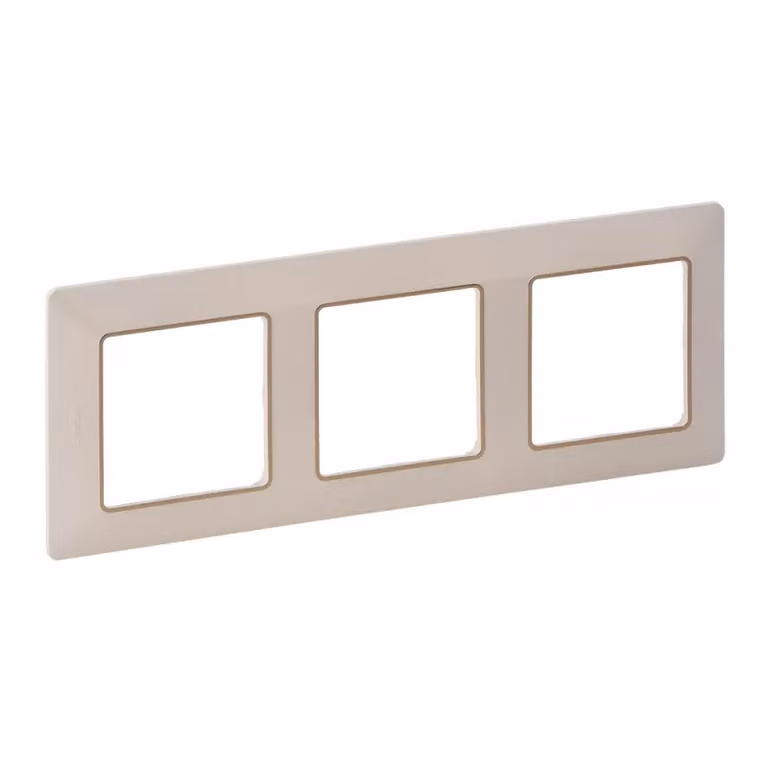 Legrand Valena Life Telaio a 5 prese Colore: bianco mandorla/cromo 754063