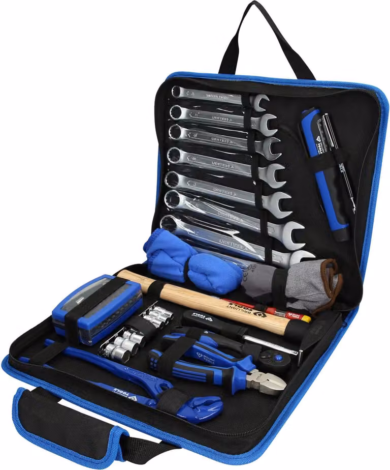 BRILLIANT TOOLS Set di utensili universali 58 pezzi in borsa di nylon