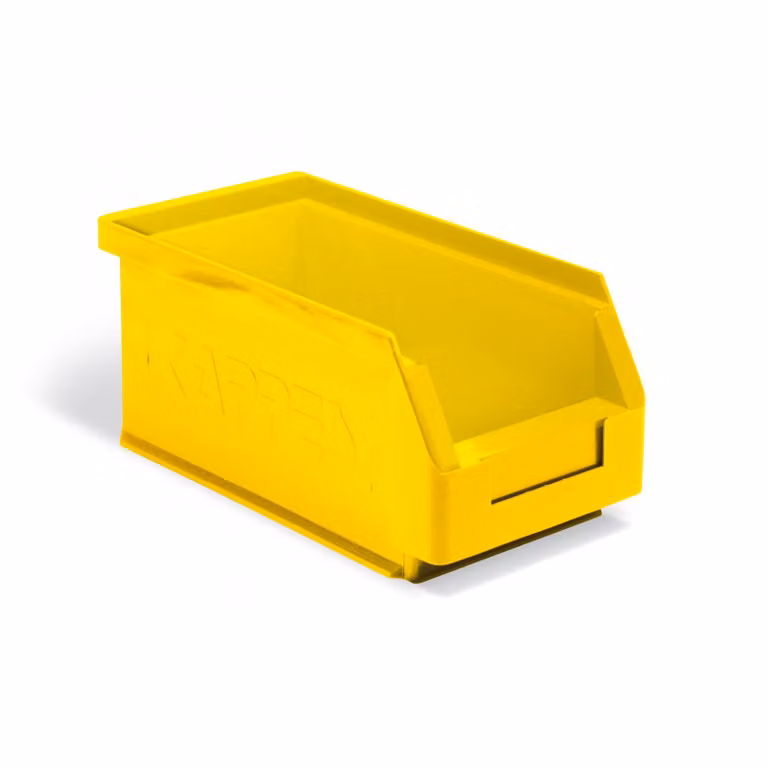 Scatola Protaurus aperta misura 5 in giallo 290x140x130 mm