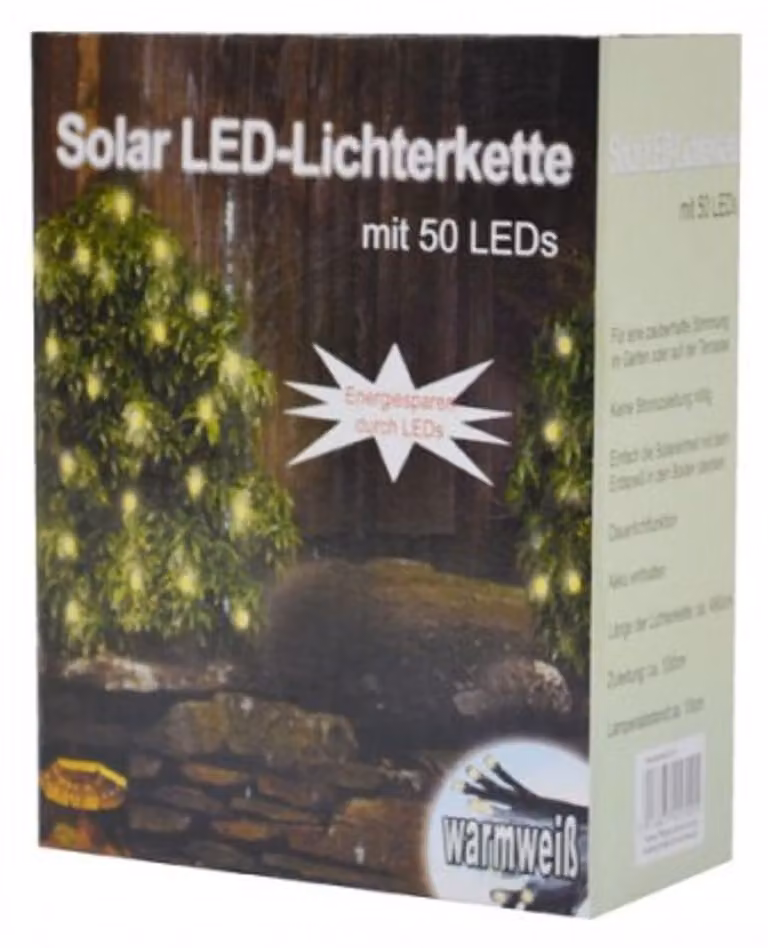 Luci solari a LED 50 LED