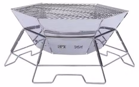 Cesta portatile per il barbecue, ideale per avventure all'aperto