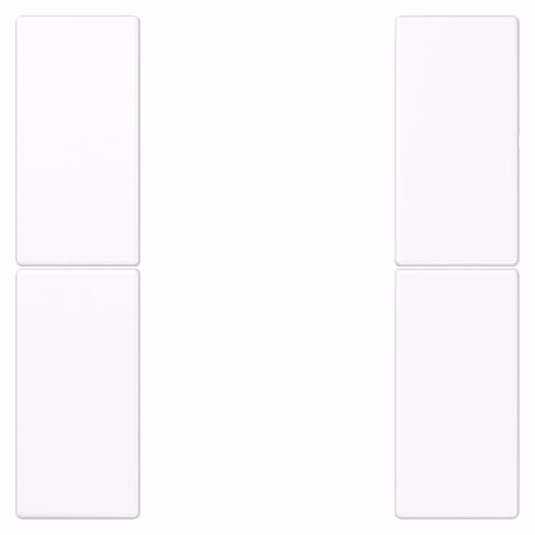 Set di pulsanti Jung, 2 ingressi completi LS 502 TSA WW
