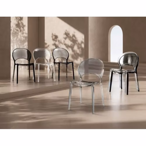 Sedia in policarbonato Pearl - Stones