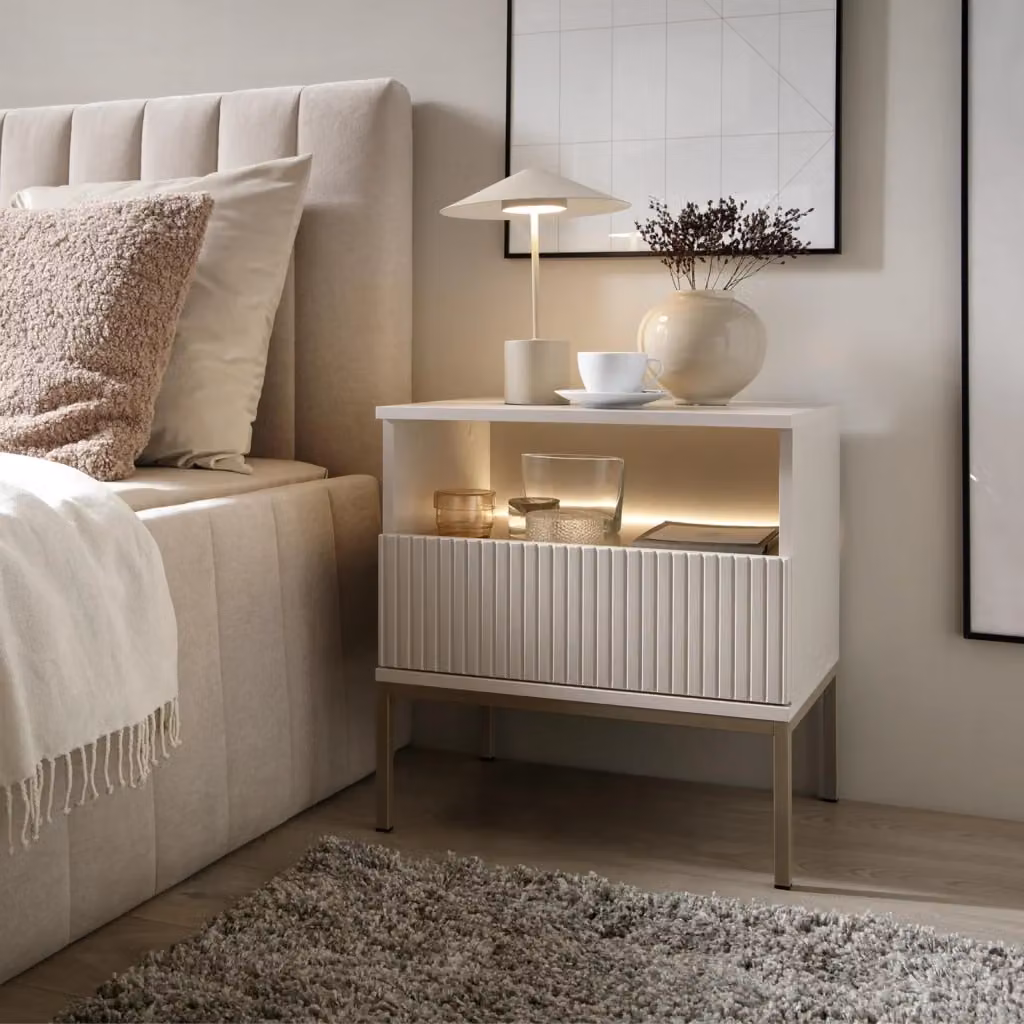 Tavolino Laval ST97 Komodee Beige L: 54 cm, P: 56 cm, H: 39 cm – 2